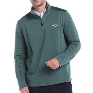 Men’s Callaway pullover pockets green color new with Tag